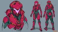 Concept art of Vale in Halo 5: Guardians.