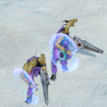 Two Kig-Yar Snipers upgraded to carry point defense gauntlets and beam rifles.