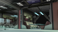 The mess hall of the UNSC destroyer Kronstadt.
