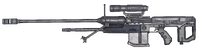 The SRS99C-S2 AM sniper rifle.