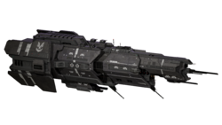 A render of the Able-class heavy destroyer, modelled by Jared Harris and rendered by me.