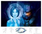 A lithograph made to promote Halo 4 in 2013.