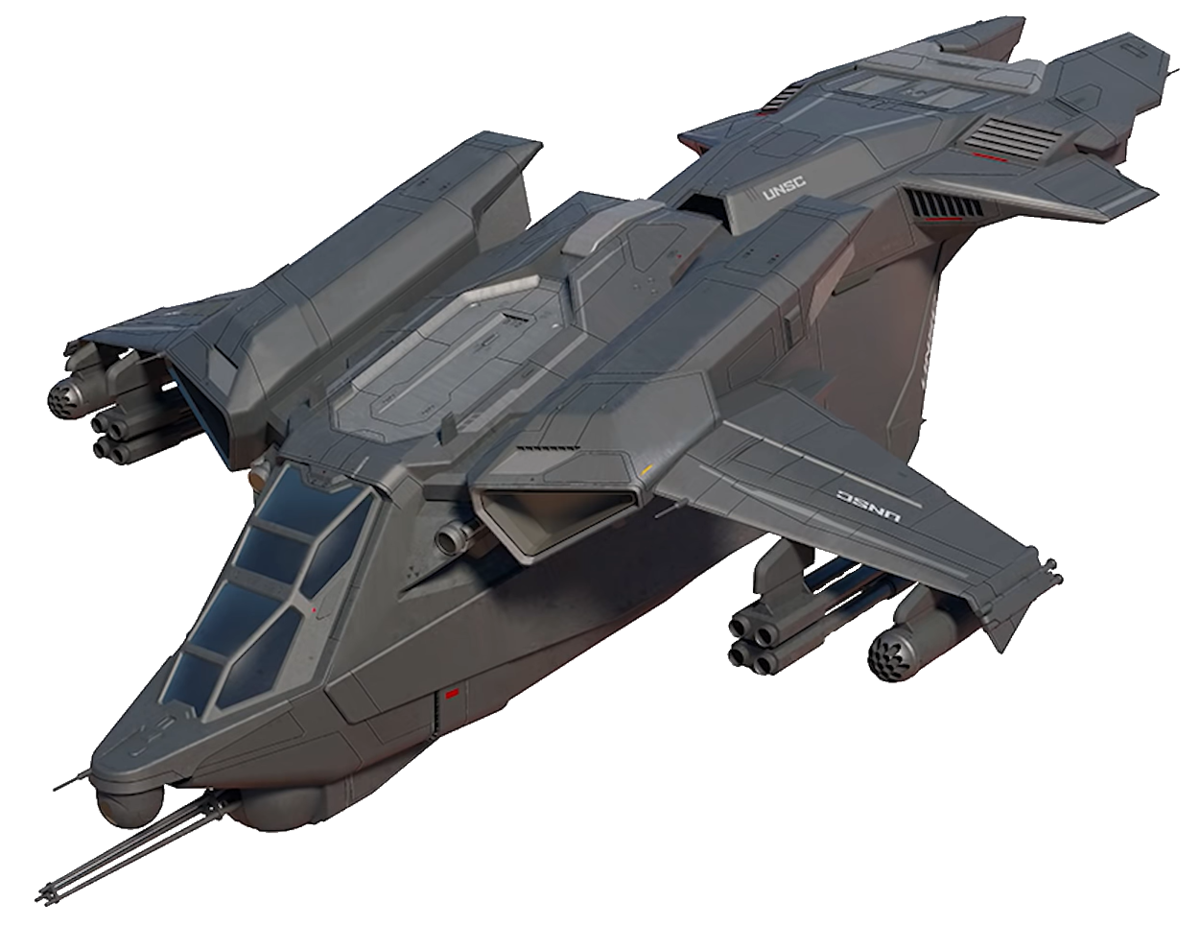 Dark Horse Halo UNSC Vulture Gunship and Pelican Drop Ship