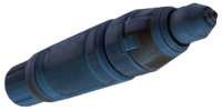 Extracted view of a missile carrying a HAVOK warhead.