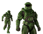 UI asset from Halo: Campaign Evolved of a Mark V armor skin.