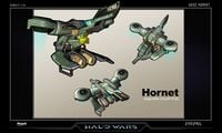 Concept art of the Hornet for Halo Wars.
