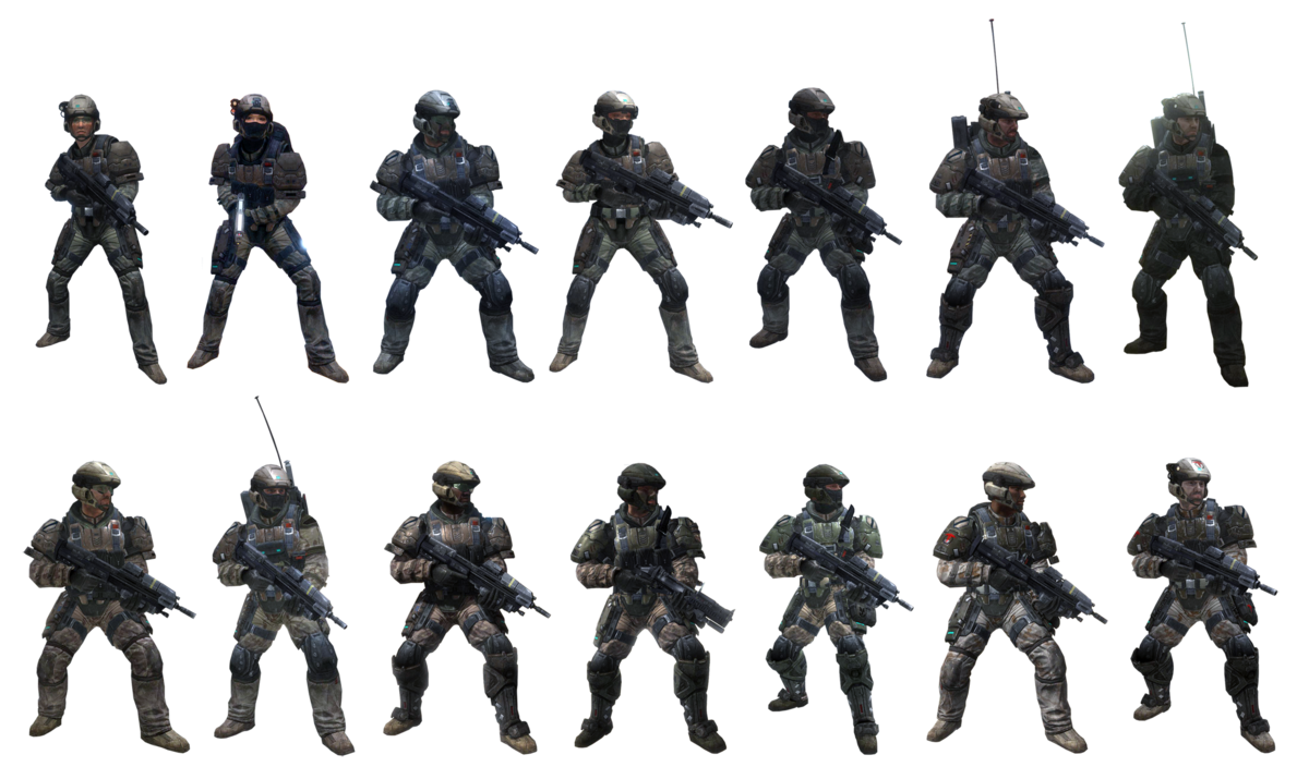 File:UNSC Army variations.png - Halopedia, the Halo wiki