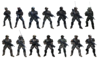 Many variations of the Army BDU