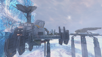 The exterior side of the map in Halo: The Master Chief Collection.
