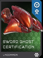 Ghost - Sword variant Certification.