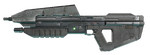 UI asset from Halo: Campaign Evolved of the MA5B assault rifle.