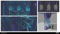 Concept art for the gene-forges in Halo: Campaign Evolved.