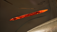 A Spiker's spike projectile mid-flight in Halo: Campaign Evolved.