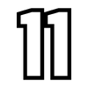 Icon for the 11 emblem.