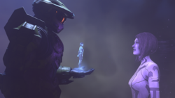 Cortana's final message to Chief
