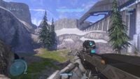 The M395 DMR on Riverworld in Halo Online.