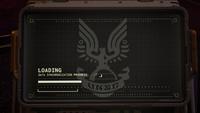 A terminal's loading screen.