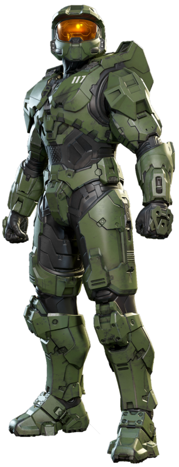 Image of Master Chief from the Halo Infinite reveal on the 23rd July.