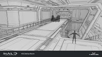 Unused concept art for a "detour room".