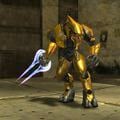A Zealot wielding a Pelosus-pattern energy sword in Halo 2.
