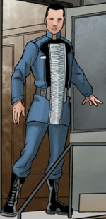 Spartan Thorne wearing the Spartan Dress Uniform