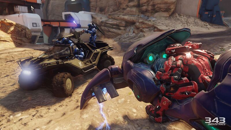 File:Halo 5 Ghost v Warthog Dawn of Light Vehicles.jpg
