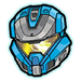 Icon for the Visor_Gleam emote in Fortnite.