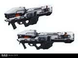 Concept art of the M6/E Spartan Laser in Halo 5: Guardians.
