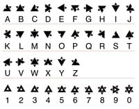 This is an image of the Halo 4 Covenant cipher.