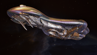 The CCS-class battlecruiser in Halo: Campaign Evolved.