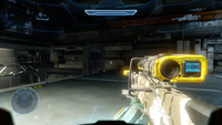 First-person view of the Nornfang by Frederic-104 in the Halo 5: Guardians co-op campaign. Note the absence of the Damage Boost.