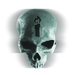 Icon for the Grunt Birthday Party Skull.