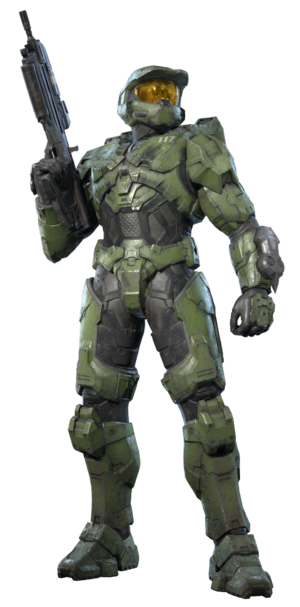 Another render of John-117 from the Halo Infinite press kit.