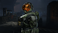 GEN3 Security helmet with Deep Stalker armor coating in Halo Infinite.