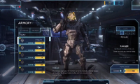 Rogue armor in Halo Online.