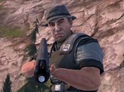 Mendoza's face in Halo: Combat Evolved Anniversary.