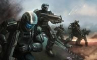 Halo Wars concept art.