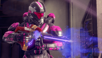 A Spartan-IV utilizing the "Marked" variant of Recruit.