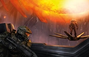 Didact and John-117 face-off.