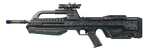 UI asset from Halo: Campaign Evolved of the BR55 battle rifle.