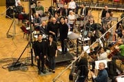 Kazuma Jinnouchi & Co. at the Abbey Road Studios for Halo 5: Guardians Original Soundtrack recording session.