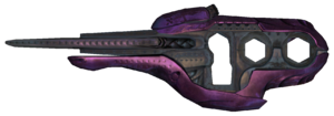 A cropped image of a Vostu-pattern carbine.