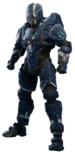 GUNGNIR armor in Halo 4 with no skin.