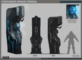 Concept art of a terminal in Halo 4.