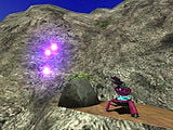 Shade plasma bolts in mid-flight in Halo: Combat Evolved.