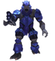 A Jiralhanae Ultra wearing the infantry power armor type.