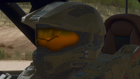 John-117 in his GEN2 Mark VI MOD in The Halo Experience Showcase in Forza Horizon 4.