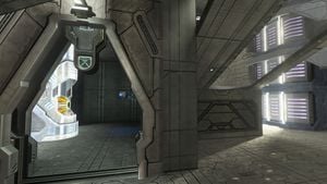 Terminal 3 in Halo 3 campaign level The Ark.