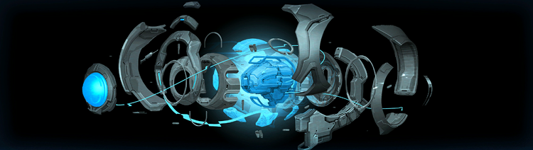 Artwork used for the Terminals in Halo: Campaign Evolved's main menu.