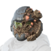Defiler helmet, a Flood infected Mark V(B) helmet, in Halo Infinite.